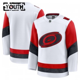 Lasten NHL Carolina Hurricanes Pelipaita Custom 2025-26 Fanatics Premium Vieras Valkoinen